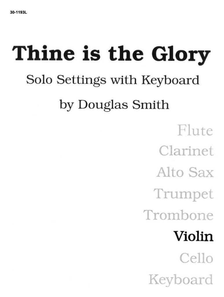 Thine Is The Glory